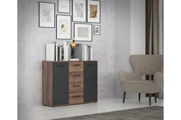 Sredets Sideboard 34x105 cm - Brun/Svart - Förvaring - Förvaringsmöbler - Skänkar & sideboards
