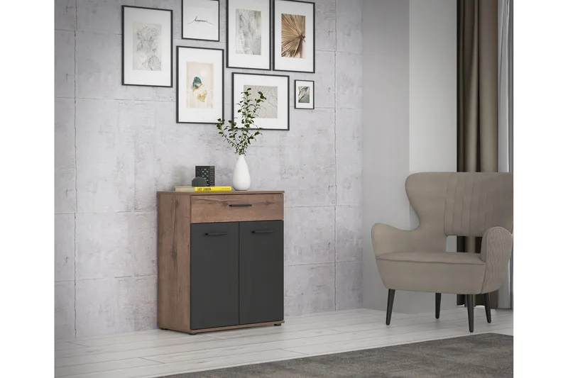 Sredets Sideboard 34x70 cm - Brun/Svart - Förvaring - Förvaringsmöbler - Skänkar & sideboards