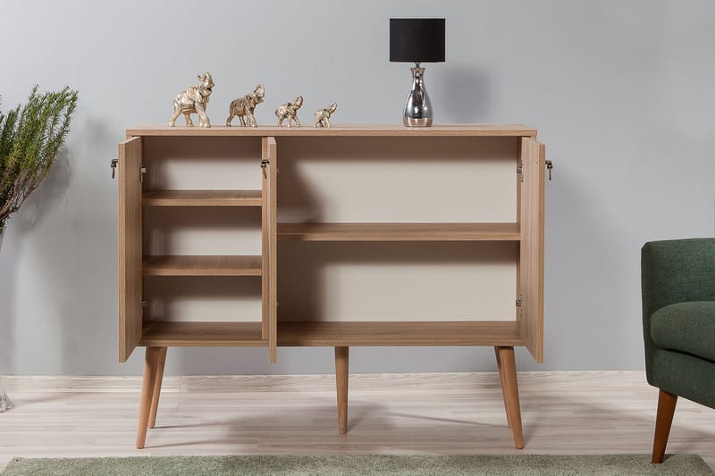 STENBYN Skänk 120 cm Brun - Förvaring - Förvaringsmöbler - Skänkar & sideboards