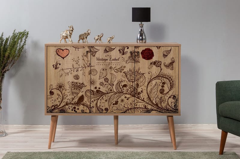 STENBYN Skänk 120 cm Brun - Förvaring - Förvaringsmöbler - Skänkar & sideboards