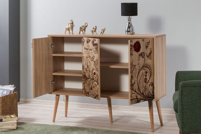 STENBYN Skänk 120 cm Brun - Förvaring - Förvaringsmöbler - Skänkar & sideboards