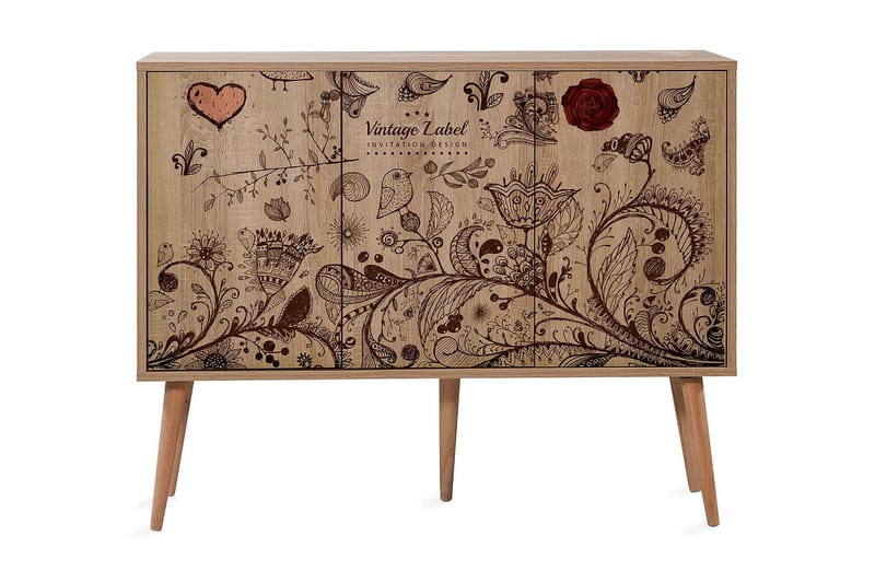 STENBYN Skänk 120 cm Brun - Förvaring - Förvaringsmöbler - Skänkar & sideboards