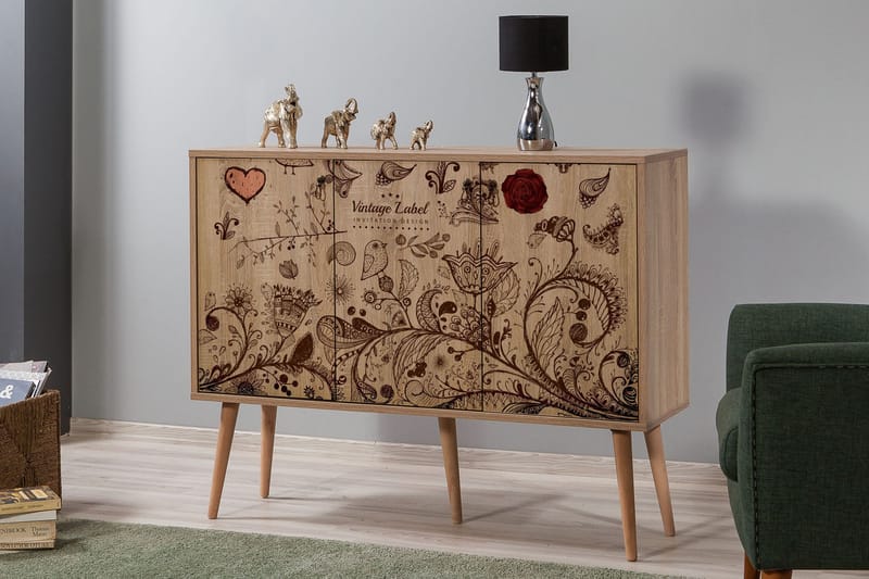 STENBYN Skänk 120 cm Brun - Förvaring - Förvaringsmöbler - Skänkar & sideboards