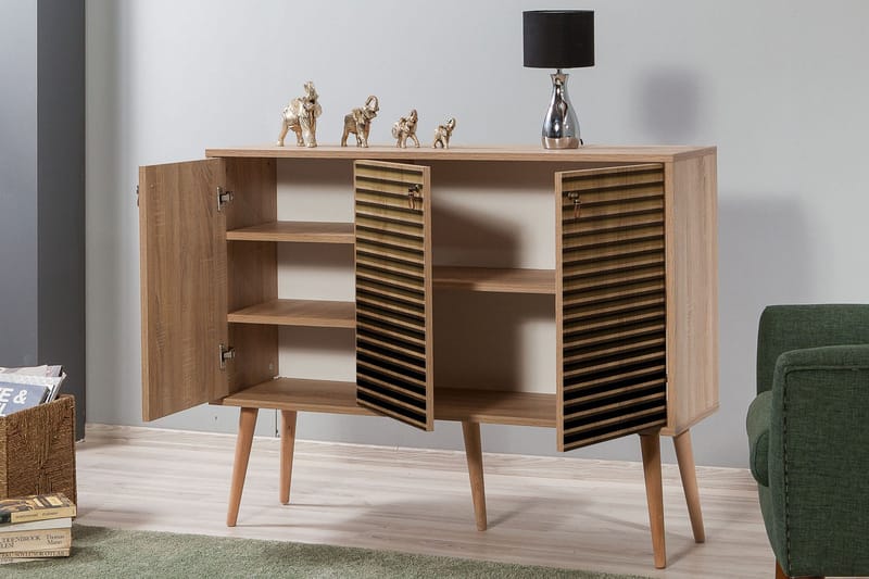 STENBYN Skänk 120 cm Brun - Förvaring - Förvaringsmöbler - Skänkar & sideboards