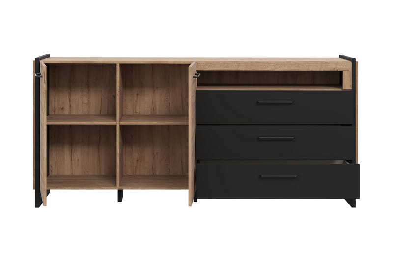 STESTI Soffbord 117 cm Brun/Svart - Skänkar & sideboards