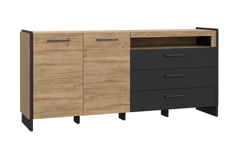 STESTI Soffbord 117 cm Brun/Svart - Skänkar & sideboards