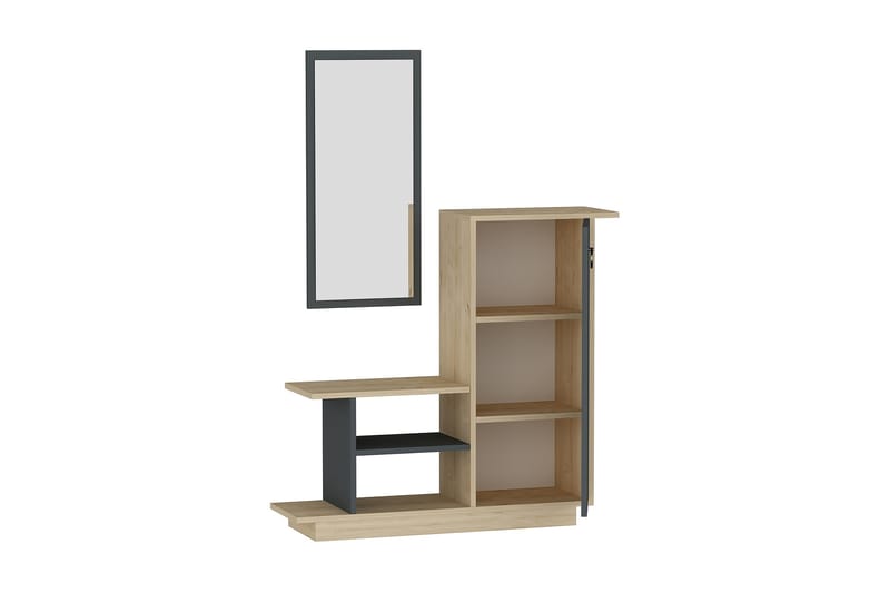 STILTS Sideboard 80 cm Ek/Antracit - Förvaring - Förvaringsmöbler - Skänkar & sideboards