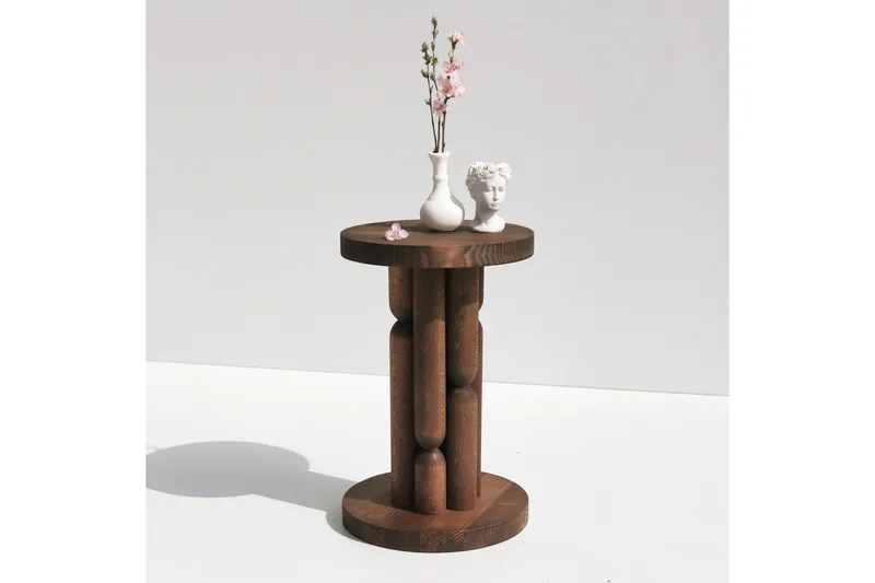 Stoa Skänk 27 cm - Brun - Möbler - Vardagsrum - Soffbord & vardagsrumsbord - Sidobord & lampbord - Piedestal & pelarbord