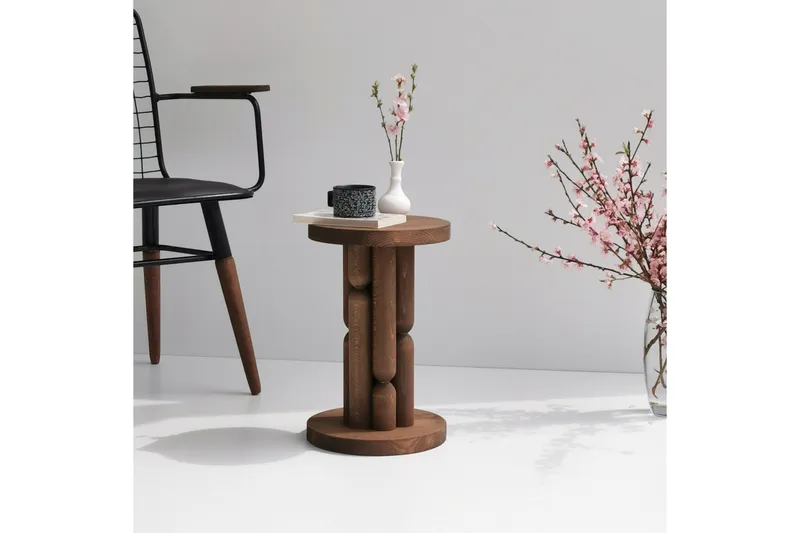 Stoa Skänk 27 cm - Brun - Möbler - Vardagsrum - Soffbord & vardagsrumsbord - Sidobord & lampbord - Piedestal & pelarbord