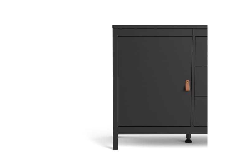 STOLFERS Sideboard 38x151 cm Svart/Natur - Skänkar & sideboards