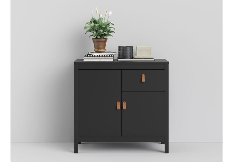 STOLFERS Sideboard 38x82 cm Svart/Natur - Förvaring - Förvaringsmöbler - Skänkar & sideboards