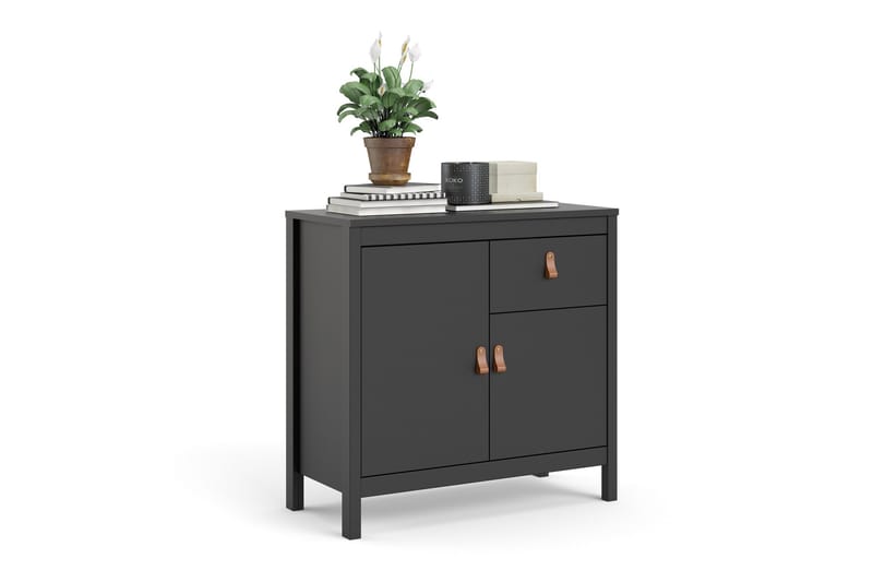 STOLFERS Sideboard 38x82 cm Svart/Natur - Förvaring - Förvaringsmöbler - Skänkar & sideboards