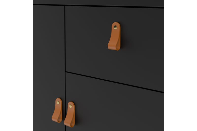 STOLFERS Sideboard 38x82 cm Svart/Natur - Förvaring - Förvaringsmöbler - Skänkar & sideboards