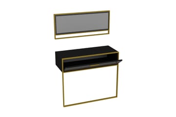 Susia Sideboard 90 cm i Trä med Metallram - Guld|Svart - Förvaring - Förvaringsmöbler - Skänkar & sideboards