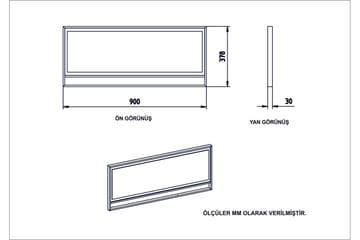 Susia Sideboard 90 cm i Trä med Metallram - Guld|Svart - Förvaring - Förvaringsmöbler - Skänkar & sideboards