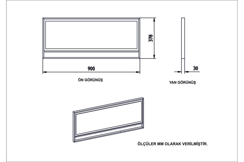 Susia Sideboard 90 cm i Trä med Metallram - Guld|Svart - Förvaring - Förvaringsmöbler - Skänkar & sideboards