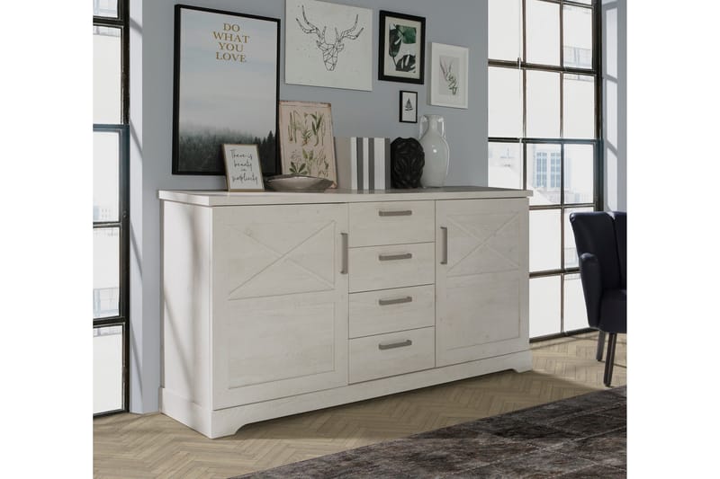 Svetis Sideboard 42x183 cm - Vit - Förvaring - Förvaringsmöbler - Skänkar & sideboards