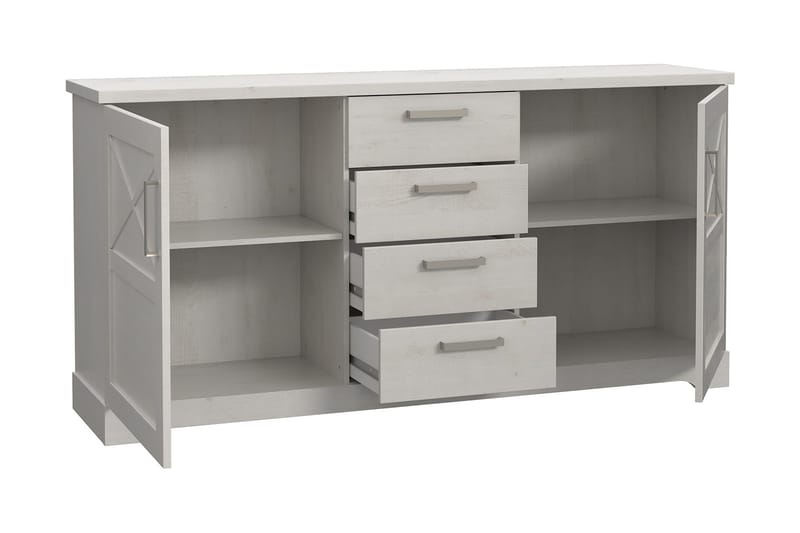 Svetis Sideboard 42x183 cm - Vit - Förvaring - Förvaringsmöbler - Skänkar & sideboards