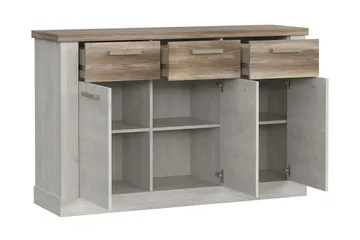 Talebi Skänk 41x141 cm - Brun/Vit - Förvaring - Förvaringsmöbler - Skänkar & sideboards