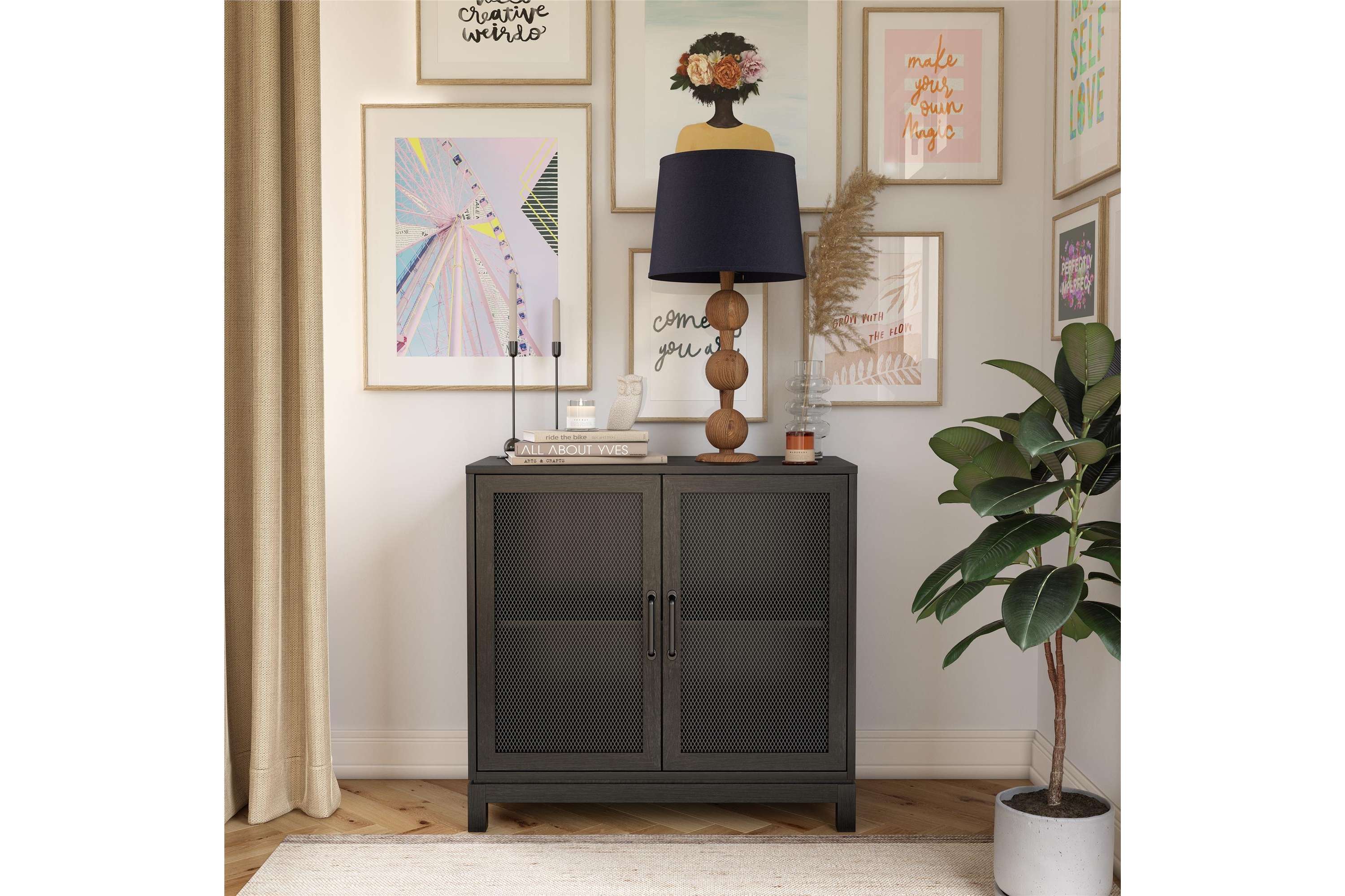 tess  skänk 85,3x40,1 cm svart -