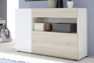 THENIKE Sideboard 130 Vit/Brun