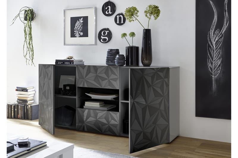 TIARE Skänk 181 Grå - Förvaring - Förvaringsmöbler - Skänkar & sideboards