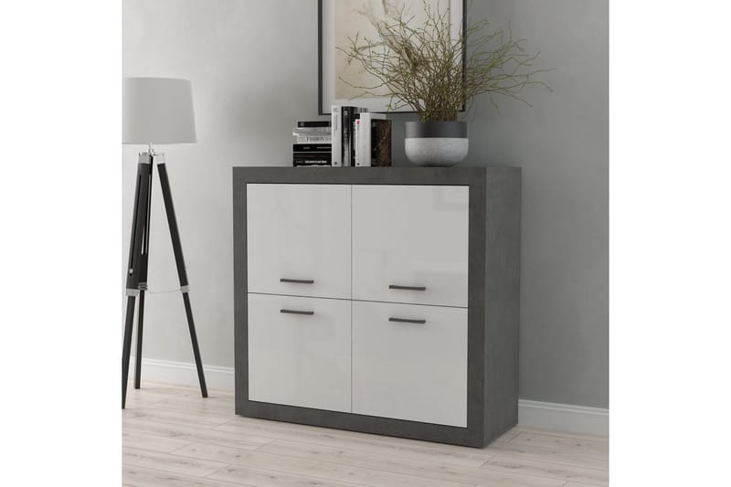 Tolovgrad Sideboard 41x113 cm - Grå/Vit - Förvaring - Förvaringsmöbler - Skänkar & sideboards