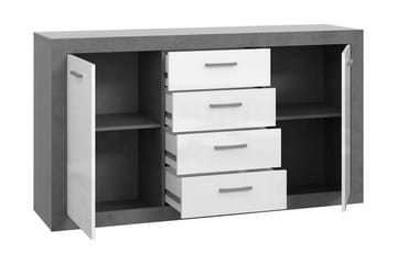 Tolovgrad Sideboard 41x153 cm - Grå/Vit - Förvaring - Förvaringsmöbler - Skänkar & sideboards