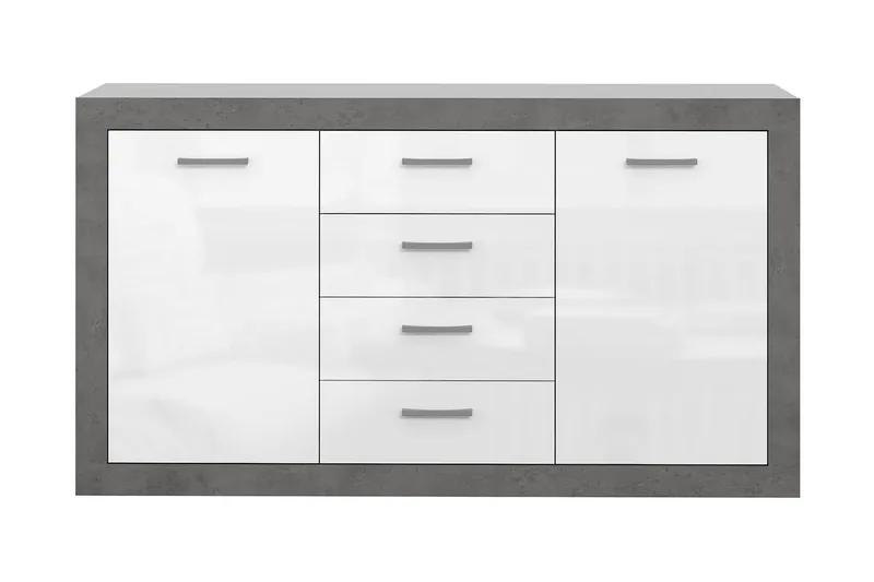 Tolovgrad Sideboard 41x153 cm - Grå/Vit - Förvaring - Förvaringsmöbler - Skänkar & sideboards