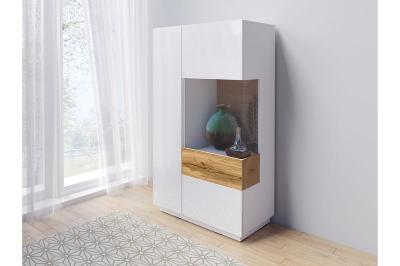 Tomeka Sideboard - Vit/Trä - Förvaring - Förvaringsmöbler - Skänkar & sideboards