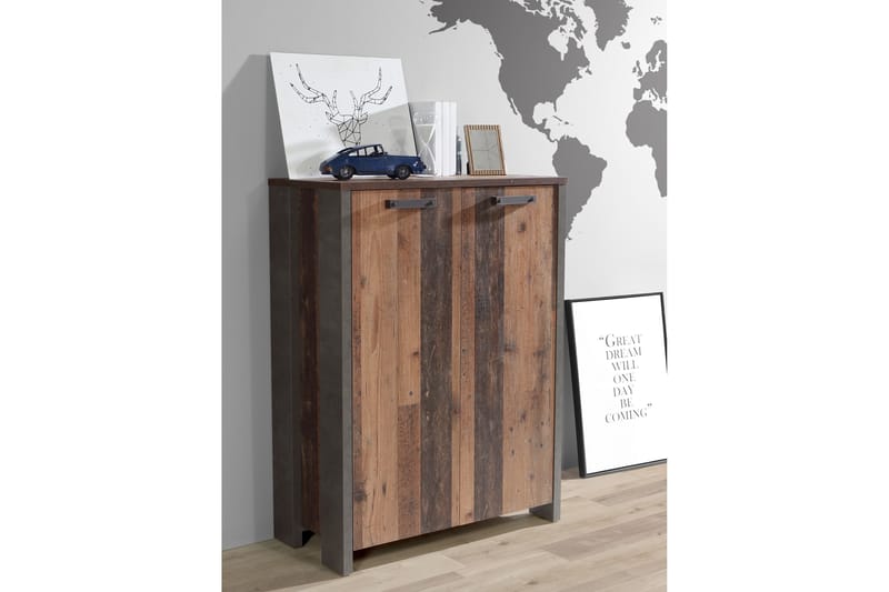 TORRAFERRE Sideboard 74x153 cm Brun/Grå - Förvaring - Förvaringsmöbler - Skänkar & sideboards