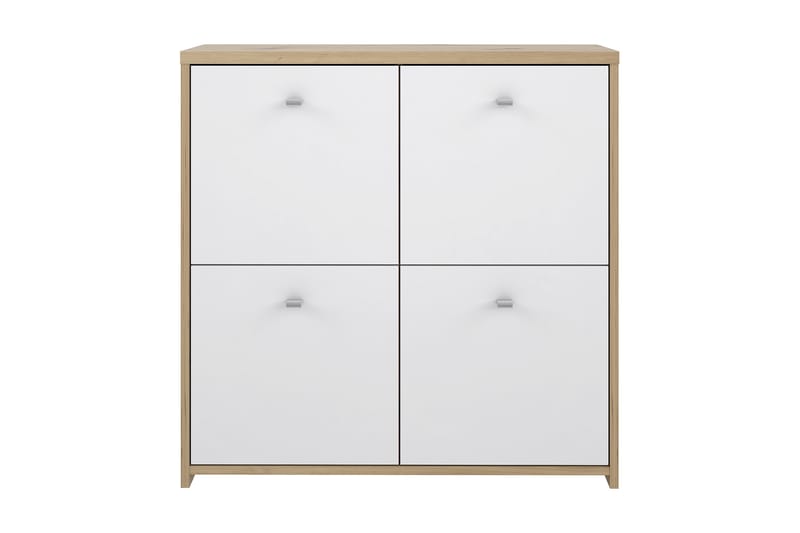 TORRAIN Sideboard 4 Skåp 74x77 cm Brun/Vit - Förvaring - Förvaringsmöbler - Skänkar & sideboards