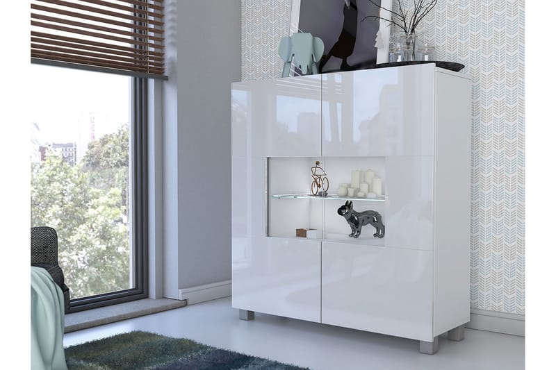 TRACEY Skänk 100 cm Vit - Vit - Förvaring - Förvaringsmöbler - Skänkar & sideboards