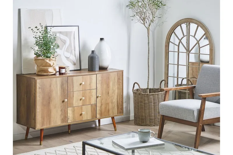 Ulika Skänk 114x40 cm - Ljusbrun - Förvaring - Förvaringsmöbler - Skänkar & sideboards