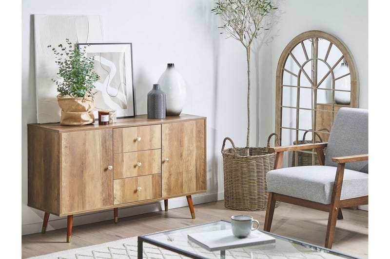 Ulika Skänk 114x40 cm - Ljusbrun - Förvaring - Förvaringsmöbler - Skänkar & sideboards