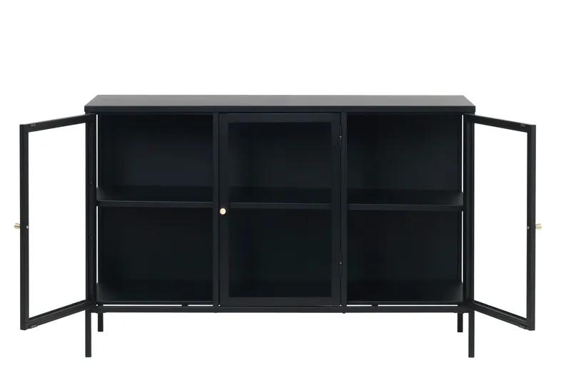 Umbri Sideboard 3 delar 132 cm - Svart - Förvaring - Förvaringsmöbler - Skänkar & sideboards