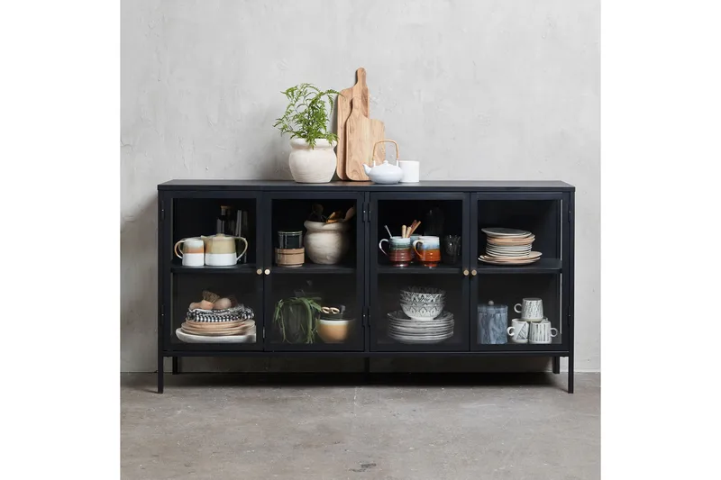 Umbri Sideboard 4 delar 170 cm - Svart - Förvaring - Förvaringsmöbler - Skänkar & sideboards