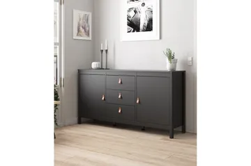Vallvidera Sideboard 38x151 cm - Svart/Natur - Förvaring - Förvaringsmöbler - Skänkar & sideboards
