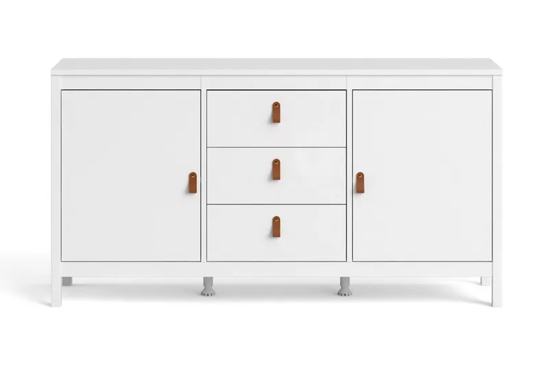 Vallvidera Sideboard 38x151 cm - Vit/Natur - Förvaring - Förvaringsmöbler - Skänkar & sideboards
