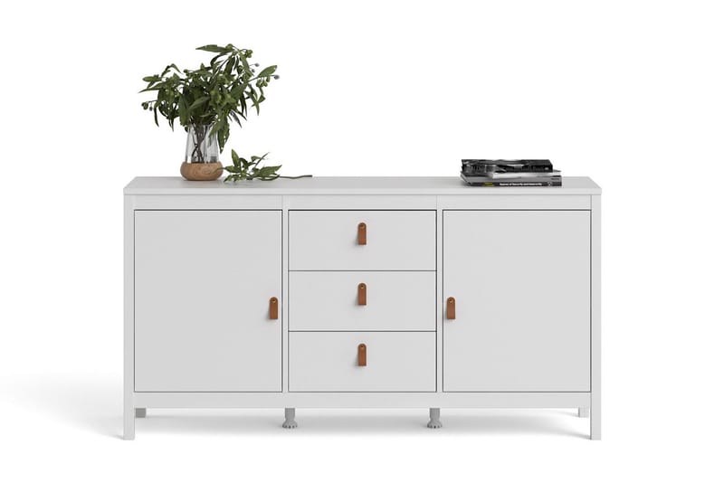 Vallvidera Sideboard 38x151 cm - Vit/Natur - Förvaring - Förvaringsmöbler - Skänkar & sideboards