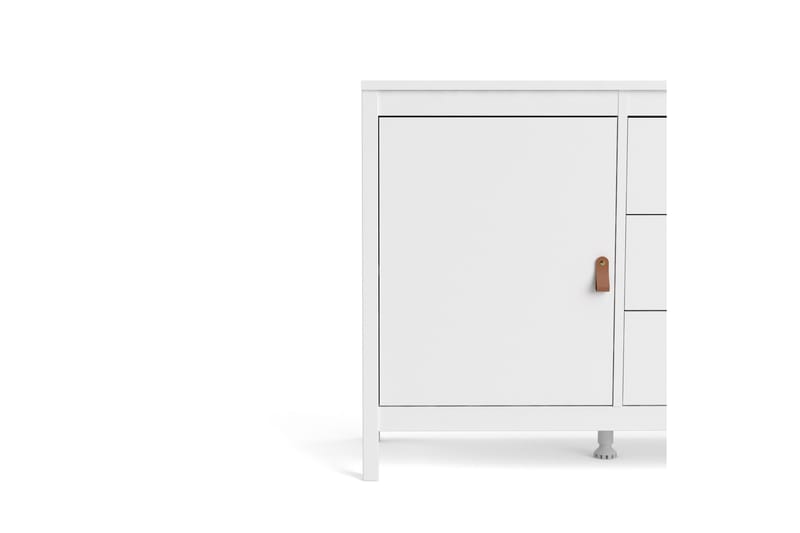 Vallvidera Sideboard 38x151 cm - Vit/Natur - Förvaring - Förvaringsmöbler - Skänkar & sideboards