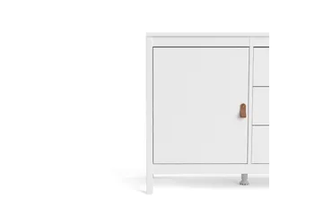 Vallvidera Sideboard 38x151 cm - Vit/Natur - Förvaring - Förvaringsmöbler - Skänkar & sideboards