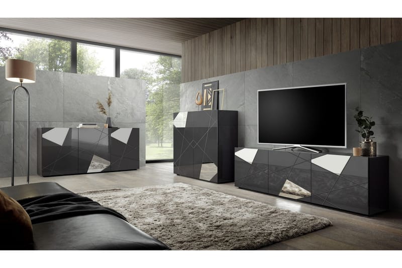 VITTORIA Sideboard 42x181 cm Grå - Lc Spa - Förvaring - Förvaringsmöbler - Skänkar & sideboards