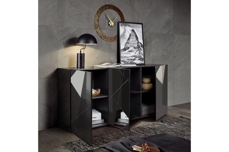 VITTORIA Sideboard 42x181 cm Grå - Lc Spa - Förvaring - Förvaringsmöbler - Skänkar & sideboards