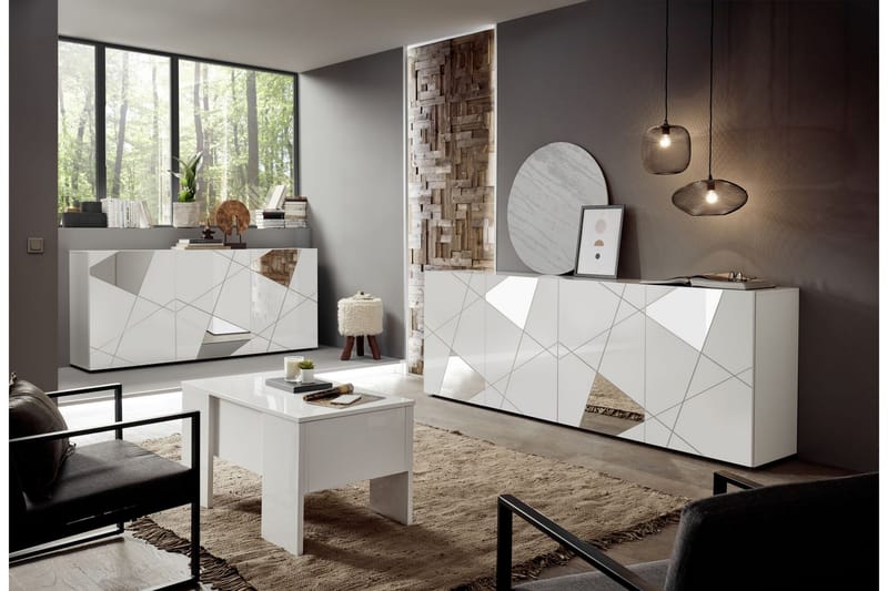 VITTORIA Sideboard 42x181 cm Vit - Lc Spa - Förvaring - Förvaringsmöbler - Skänkar & sideboards