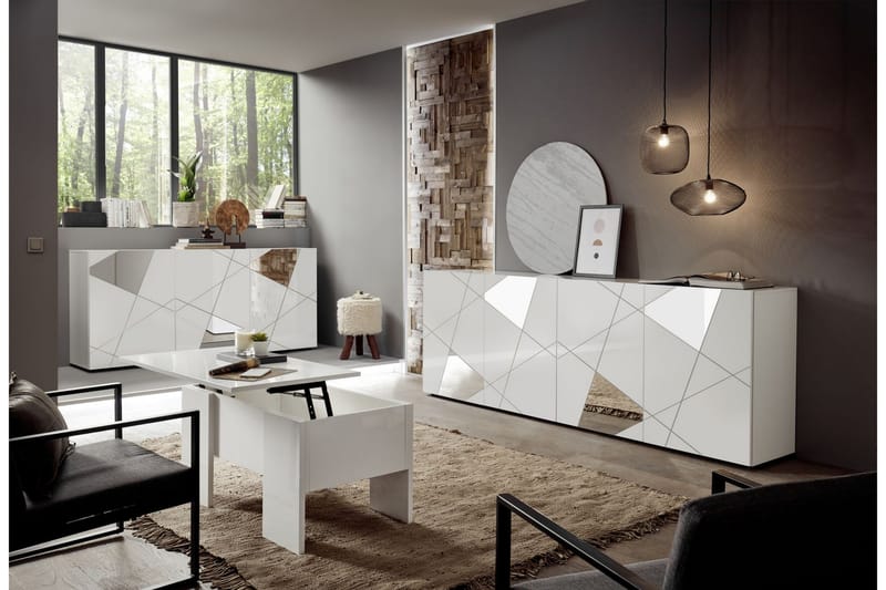 VITTORIA Sideboard 42x181 cm Vit - Lc Spa - Förvaring - Förvaringsmöbler - Skänkar & sideboards