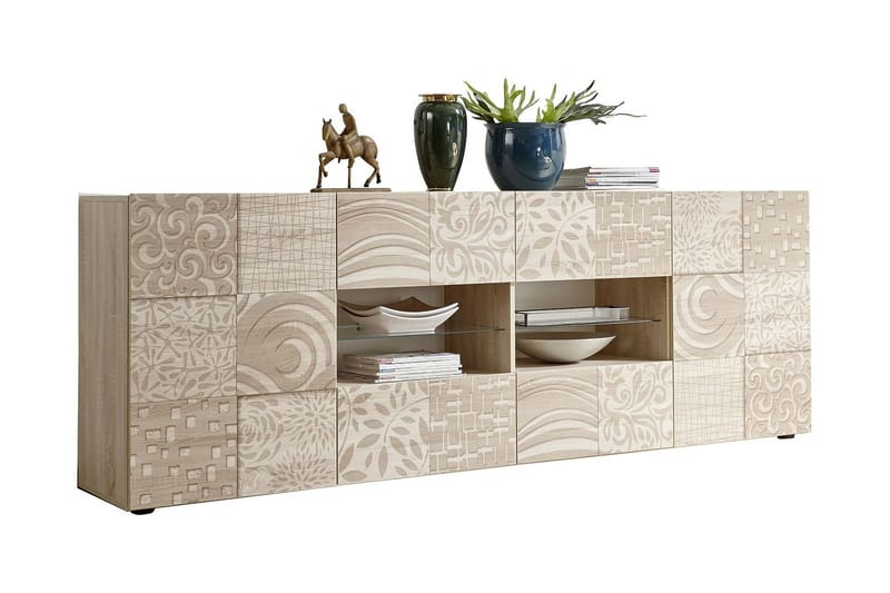 WALENS Sideboard 241 4 Hyllor Brun - Skänkar & sideboards