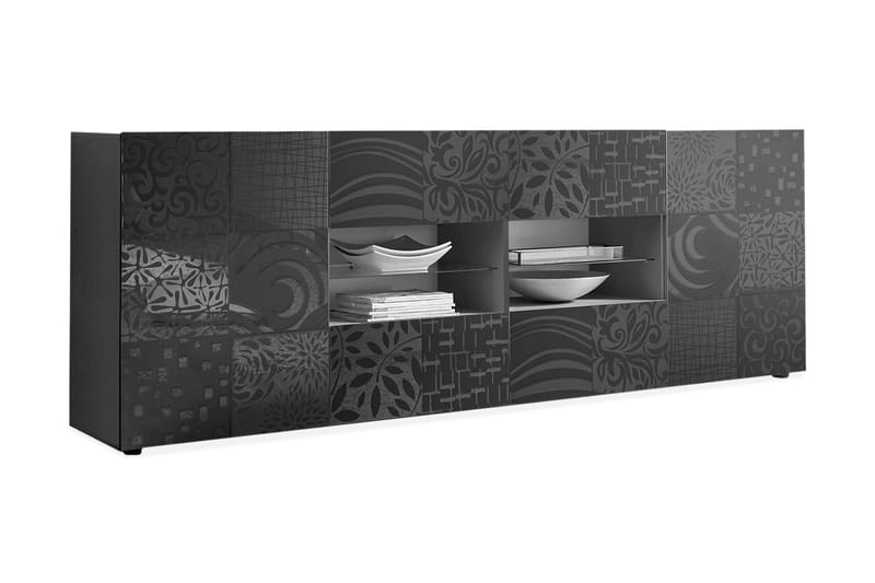 WALENS Sideboard 241 4 Hyllor Grå - Förvaring - Förvaringsmöbler - Skänkar & sideboards