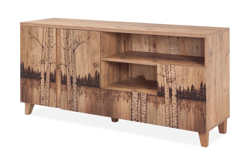WARTA Skänk Björk/Sjö Trä - Beige/Ljusbrun - Förvaring - Förvaringsmöbler - Skänkar & sideboards