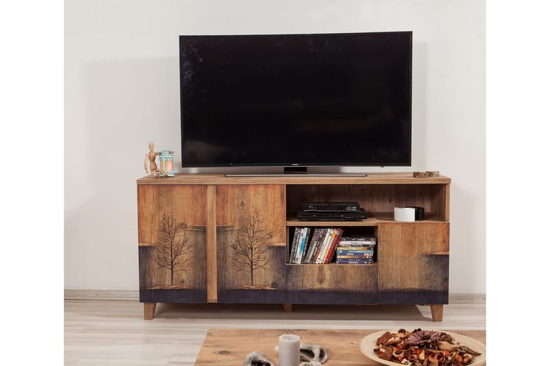 WARTA Skänk Trädsilhuett Trä/Betsad - Brun/Grå - Förvaring - Förvaringsmöbler - Skänkar & sideboards